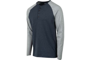 Image of Beretta LS Henley Scout Performance Shirt - Men's, Ebony/Grey, 2XL, TS692T231109T5XXL