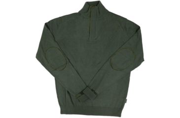 Image of Beretta Mens 1/2 Zip Country Sweater Green Forrest Small