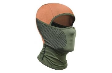 Image of Beretta Mens Active Balaclava,Green And Orange Plaid,Size 1 Medium/Large BC22105181072XI