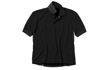 Image of Beretta Mens Bamboo Tech Polo Shirt, Black, Extra Large MT1072510999XL