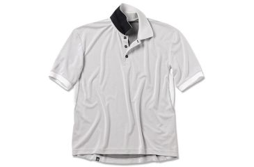 Image of Beretta Mens Bamboo Tech Polo Shirt, White, Extra Large MT1072510100XL
