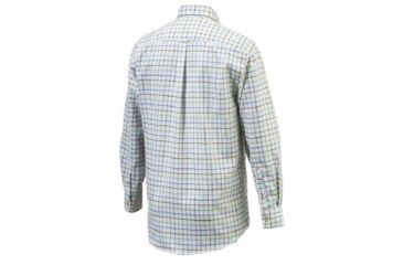 Image of Beretta Mens Button Down Shirt,White Amber Blue Check,3XL LU321T0754012LXXXL
