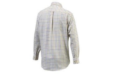 Image of Beretta Mens Button Down Shirt,White Green Yellow Check,L LU321T0754011NL