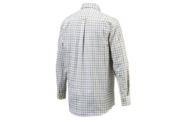 Image of Beretta Mens Button Down Shirt,White Prune Amethyst Check,XL LU321T0754012GXL