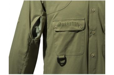 Image of Beretta Mens Quick Dry Shirt, Men's, Green, 3XL, LU012T04400715XXXL