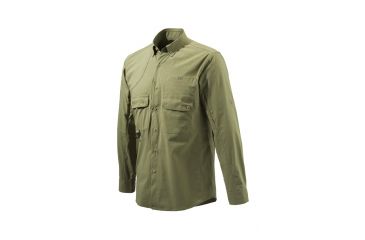 Image of Beretta Mens Quick Dry Shirt, Men's, Green, 3XL, LU012T04400715XXXL