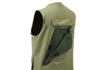 Image of Beretta Mens Quick Dry Vest w/Game Bag,Green,Medium GU322T04400715M