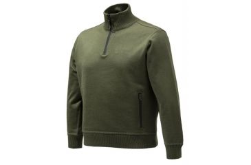 Image of Beretta Mens Technowindshield Half Zip Sweatshirt,Green,M PU421T12010715M