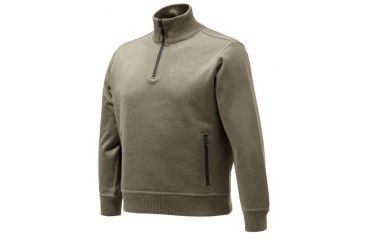 Image of Beretta Mens Technowindshield Half Zip Sweatshirt,Hazelnut,L PU421T12010825L