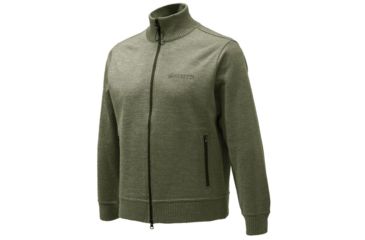 Image of Beretta Mens Technowindshield Long Zip Sweatshirt,Green,M PU411T12010715M