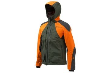 Image of Beretta Mens Thornproof Jacket,Green/Orange,L GU421T0649077WL