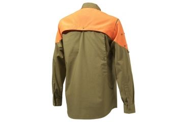 Image of Beretta Mens Upland Front Load Shirt,Light Brown/Orange,XL LU611T1184081GXL
