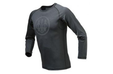 Image of Beretta Mens X Warm Long Sleeve Merino T Shirt,Dark Grey,2XL IM081T06580924XXL