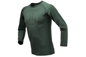 Image of Beretta Mens X Warm Long Sleeve Merino T Shirt,Green,XL IM081T06580715XL