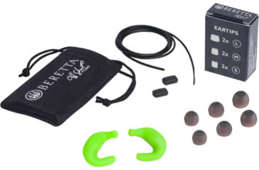 Image of Beretta Mini Headset E2 Ear Plug, Green Fluorescent, CF121D004307FFUNI