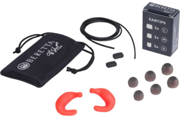 Image of Beretta Mini Headset E2 Ear Plug, Orange Fluorescent, CF121D004304FFUNI