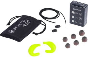 Image of Beretta Mini Headset E2 Ear Plug, Yellow Fluorescent, CF121D004302FFUNI