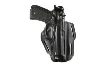 Image of Beretta Mod. 05 for 92/96 Series Right Hand Leather Holster, Black E01118, EDEMO1