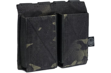 Image of Beretta Open Top Double Multi Rifle Magazine Pouch, 5.56, Black Multicam, CA181T225709STUNI