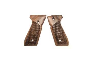 Image of Beretta Oval PRO Walnut Pistol Grip, 92 Series, Wood, E02828