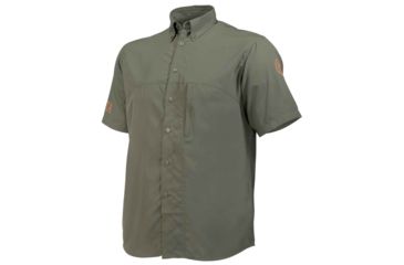 Image of Beretta Short Sleeve Buzzi Shooting Shirt, Green - LT021T15550715L