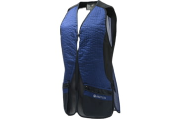 Image of Beretta Silver Pigeon Evo Shooting Vest - Men's, Blue Total Eclipse White, Small, GT781T155305AZS