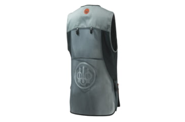Image of Beretta Silver Pigeon Evo Shooting Vest - Men's, Grey &amp; Orange, Extra Small, GT781T155309OIXS