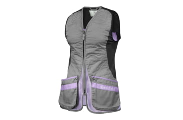 Image of Beretta Silver Pigeon Evo Shooting Vest - Women's, Grey &amp; Lavender, 2XL, GT791T155309OHXXL