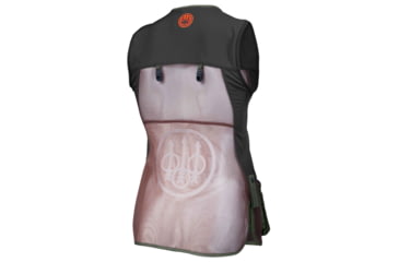 Image of Beretta Silver Pigeon Evo Shooting Vest - Women's, Green &amp; Chocolate Brown, Medium, GT791T155307ABM
