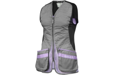 Image of Beretta Silver Pigeon Evo Shooting Vest - Womens, Grey &amp; Lavender, Extra Large, GT791T155309OHXL