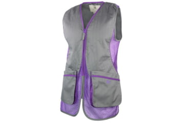 Image of Beretta Womens Silver Pigeon Vest, Gray and Purple, Large, GT11102113092AL