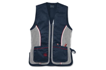Image of Beretta Silver Pigeon Vest, Navy, Red, White, Medium GT3000740520M