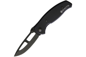 Image of Beretta Airlight 3 Small Folding Knife, 2.5in, Black AUS8, Black Aluminum Handle, JK005A01