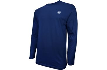Image of Beretta T-shirt Long Sleeve Usa Logo 3x-large Navy Blue
