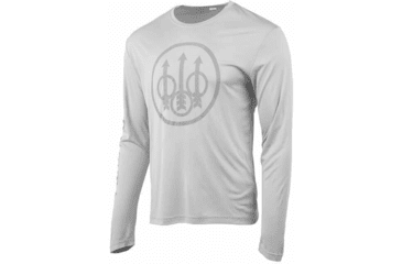 Image of Beretta T-shirt Ls Vintage Trident Xx-large Light Grey