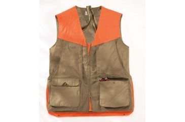 Image of Beretta Upland Vest, Light Brown/ Orange, X-Large GUX32587081GXL