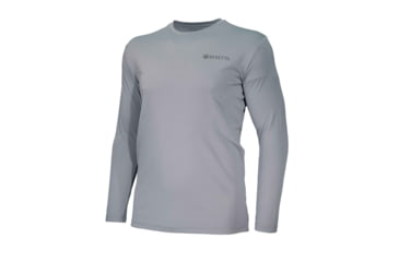 Image of Beretta Us Tech Long Sleeve T-shirt, Gray - TS671T13220911XXXL