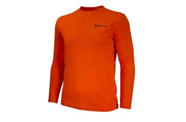 Image of Beretta Us Tech Long Sleeve T-shirt, Orange - TS671T13220025L