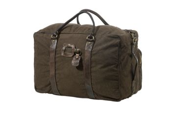 Image of Beretta Vin Duffle Canvas Travel Bag, Brown, 11in X 26in X 11.5in, BS321T09830862