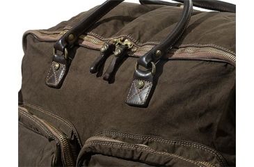 Image of Beretta Vin Duffle Canvas Travel Bag, Brown, 11in X 26in X 11.5in, BS321T09830862