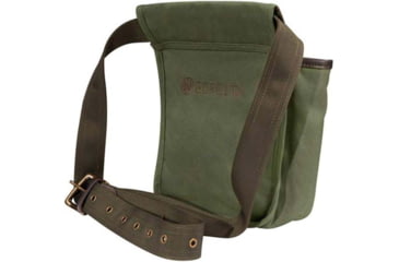 Image of Beretta Waxwear Shell Pouch, Green, Cotton/Leather, Capacity 50 Rounds, BS961020610076
