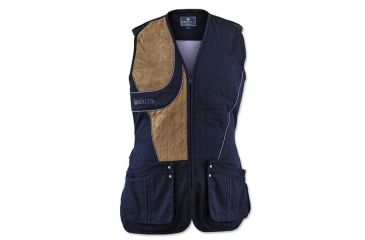 Image of Beretta Womans Uniform Shooting Vest, Navy, Med GT2100740511M