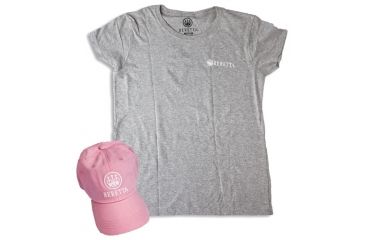 Image of Beretta Women's Cap &amp; T-shirt X-lg Roll-up Combo Pink