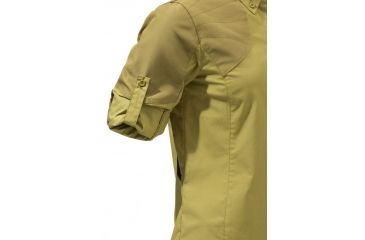 Image of Beretta Womens Upland Front Load Shirt,Light Brown/Brown,S LD511T11840871S