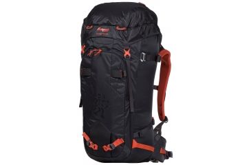 Image of Bergans of Norway Helium PRO 55 L Backpack - Men's-Solid Charcoal/Koi Orange