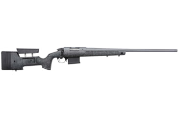 Image of Bergara HMR Pro Bolt Action Rifle, 6.5mm Creedmoor, 24in 5/8x24 TPI Barrel, 1-8, Synthetic Black Stock, Cerakote Grey, BPR2065MC-FRRMPG