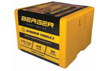 Image of Berger .375 Caliber 410 Grain Hybrid Target Rifle Bullet, 50 Rounds, 37401