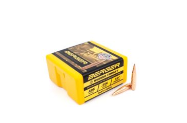 Image of Berger Hybrid Target 7mm Caliber 184 Grain Hybrid Open Tip Match Rifle Bullets, 100 Bullet, 28411