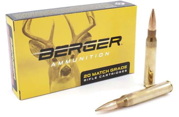 Image of Berger .30-06 Springfield 168 Grain Classic Hunter Brass Cased Rifle Ammunition