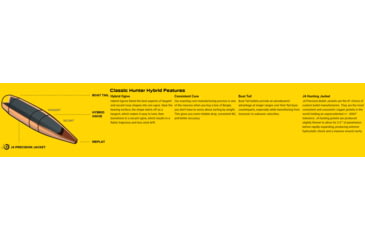 Image of Berger Classic Hunter .308 Winchester 168 grain Classic Hunter Brass Cased Centerfire Rifle Ammo, 20 Rounds, 60040